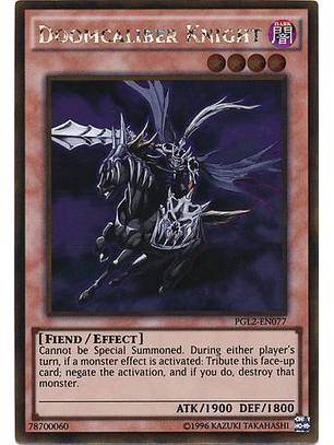 Doomcaliber Knight - PGL2-EN077 - Gold Rare Unlimited
