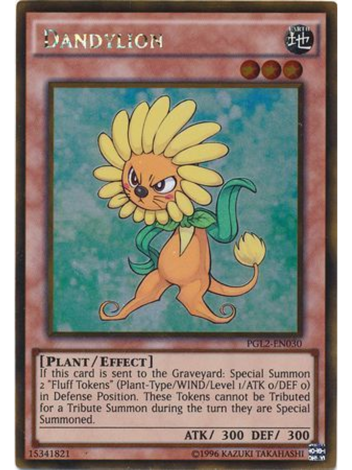 Dandylion - PGL2-EN030 - Gold Rare Unlimited 1