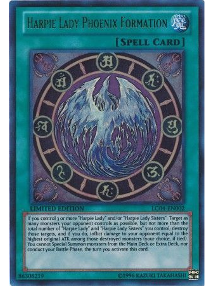 Harpie Lady Phoenix Formation - LC04-EN002 - Ultra Rare 1