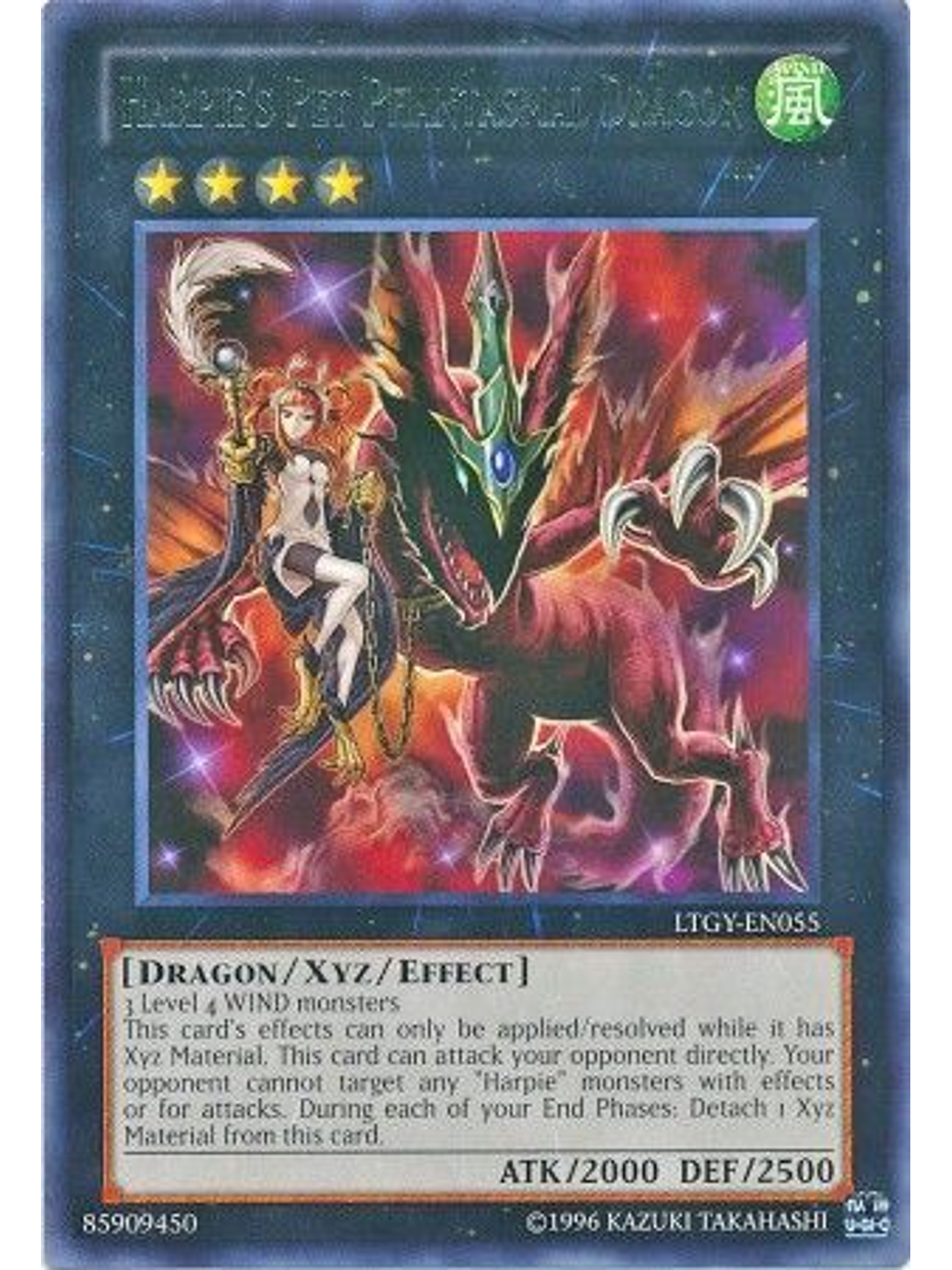 Harpie's Pet Phantasmal Dragon - LTGY-EN055 - Rare Unlimited 1
