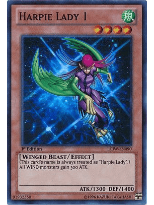 Harpie Lady 1 - LCJW-EN090 - Super Rare