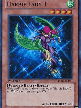 Harpie Lady 1 - LCJW-EN090 - Super Rare