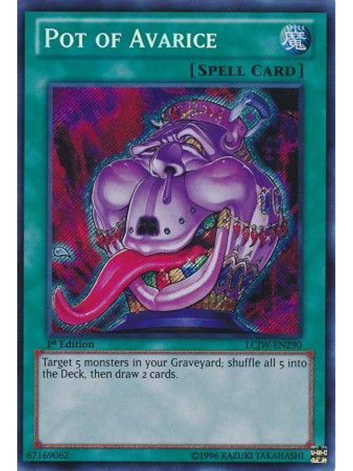 Pot of Avarice - LCJW-EN290 - Secret Rare 1