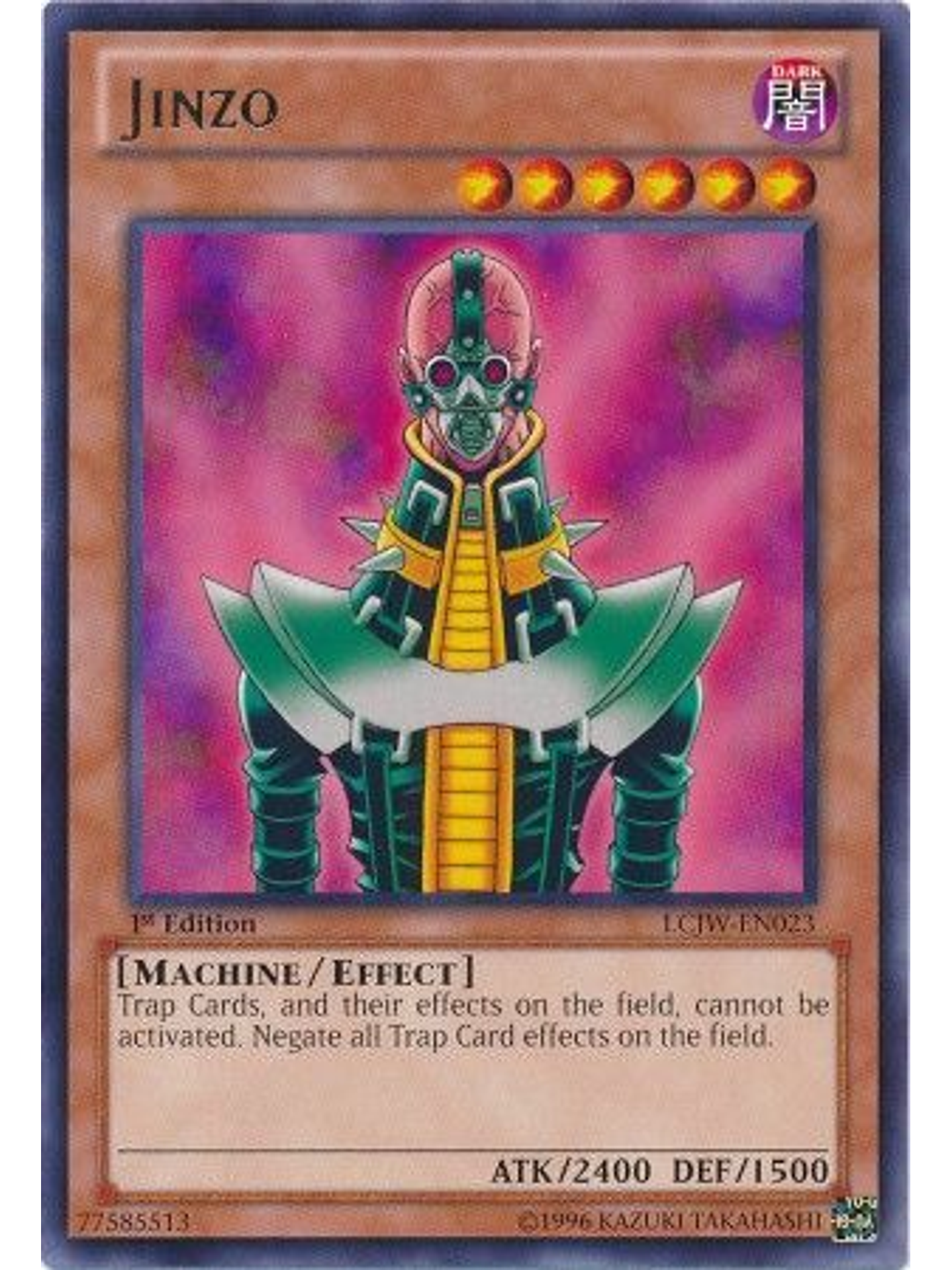 Jinzo - LCJW-EN023 - Rare 1