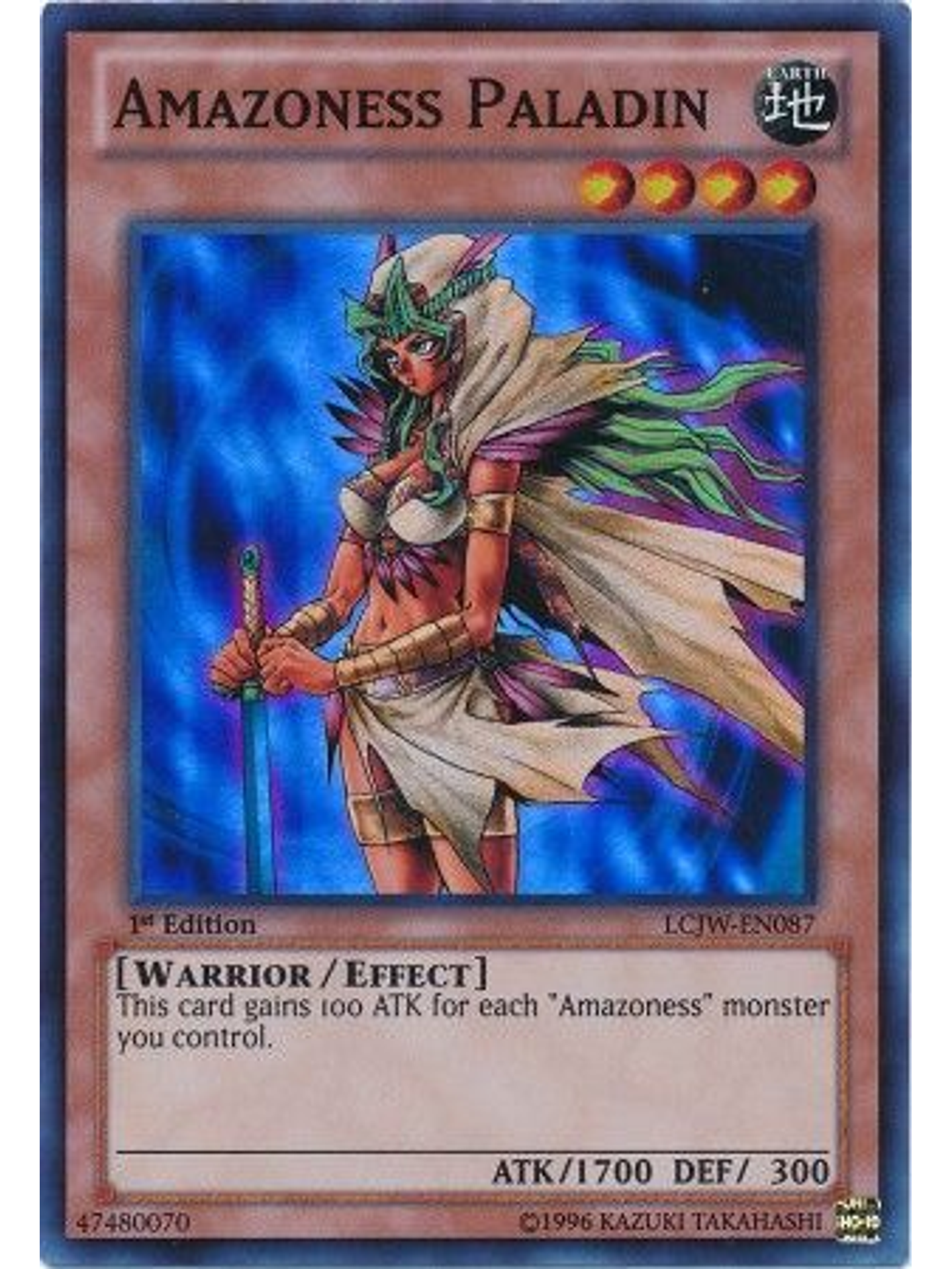 Amazoness Paladin - LCJW-EN087 - Super Rare 1
