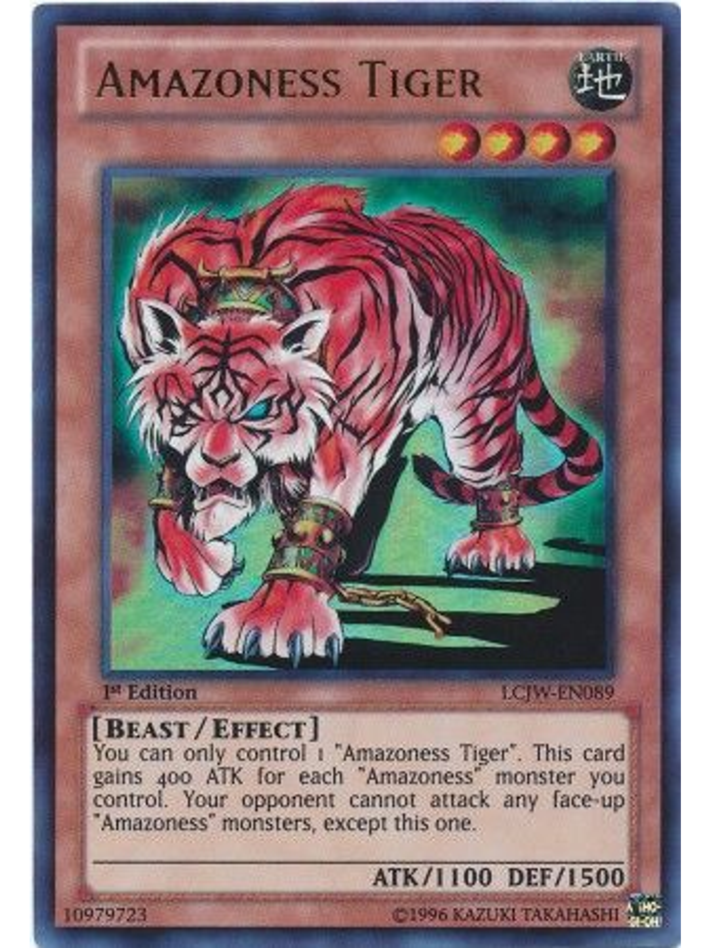 Amazoness Tiger - LCJW-EN089 - Ultra Rare 1
