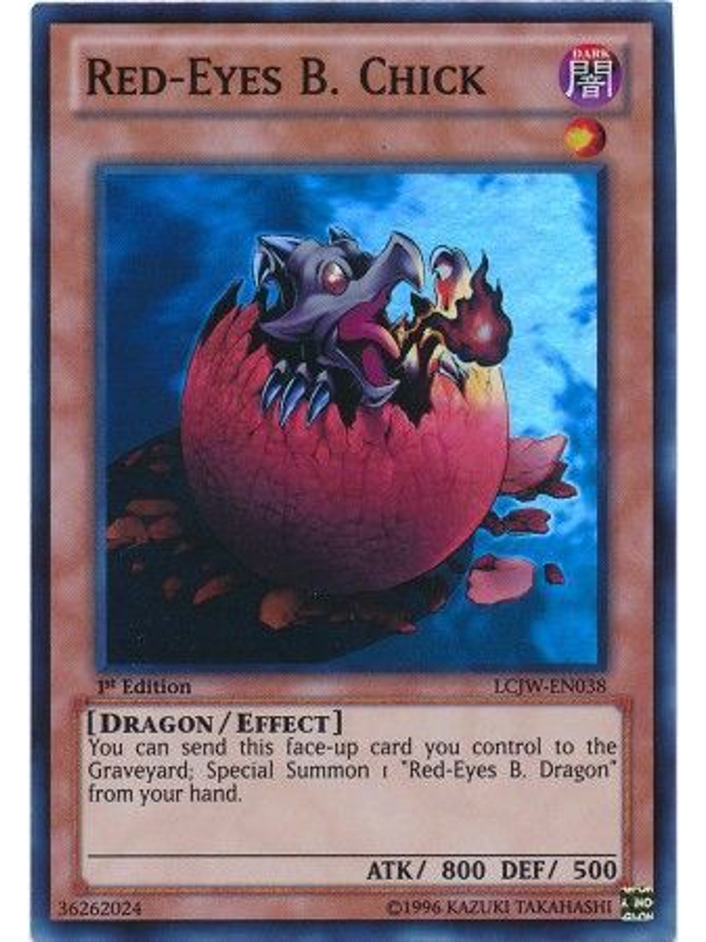 Red-Eyes B. Chick - LCJW-EN038 - Super Rare 1