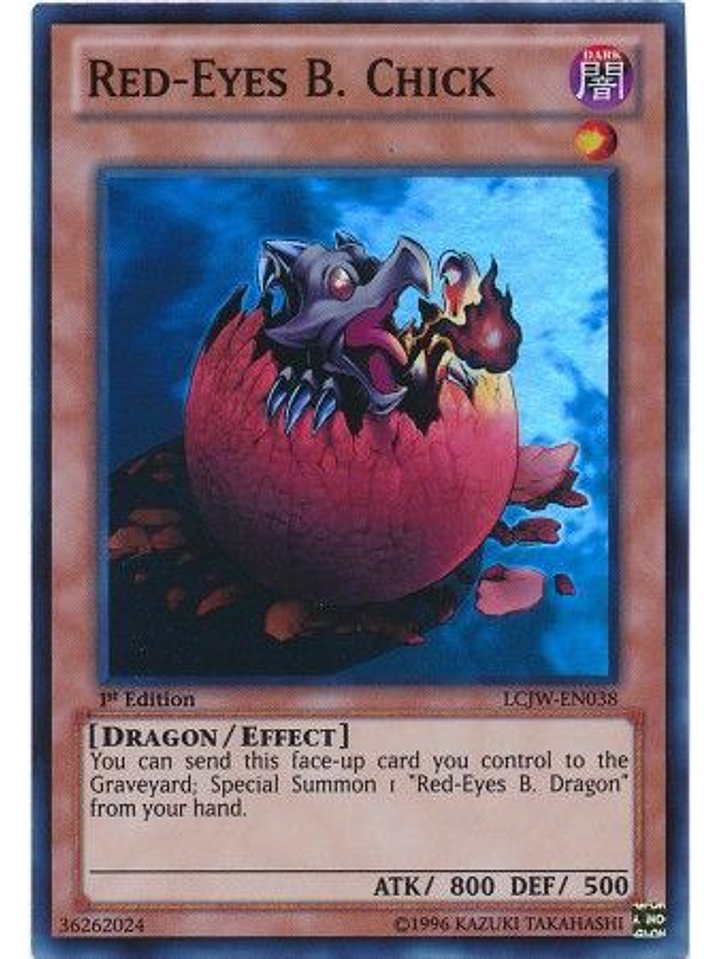 Red-Eyes B. Chick - LCJW-EN038 - Super Rare 1