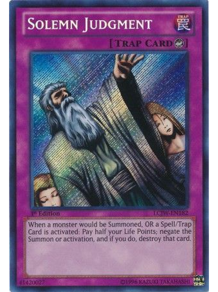 Solemn Judgment - LCJW-EN182 - Secret Rare 1
