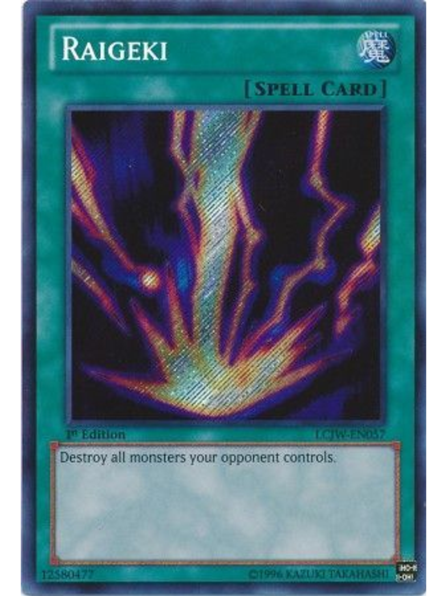 Raigeki - LCJW-EN057 - Secret Rare 1