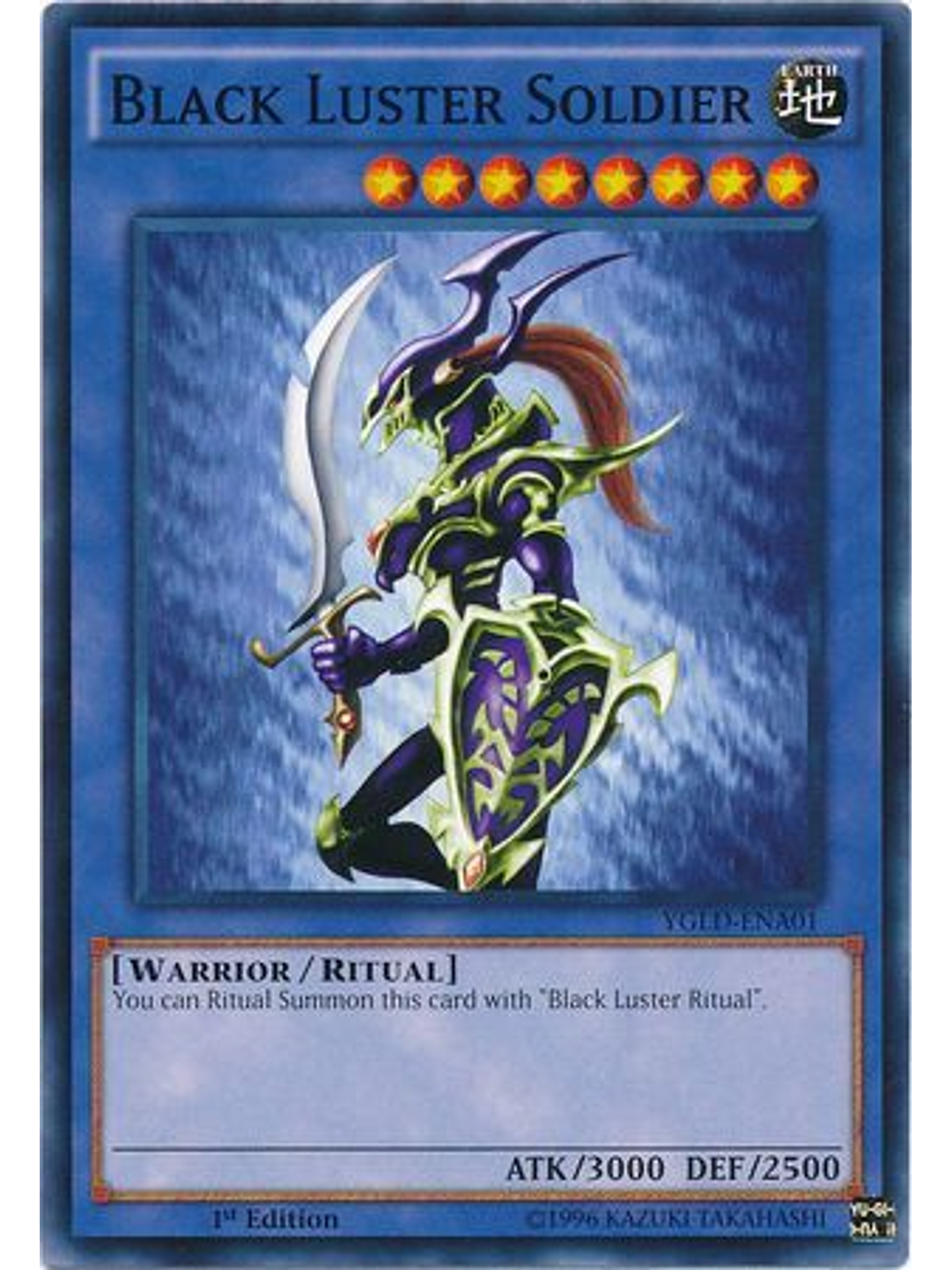 Black Luster Soldier - YGLD-ENA01 - Common 1st Edition 1