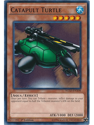 Catapult Turtle - YGLD-ENA08 - Common 1st Edition