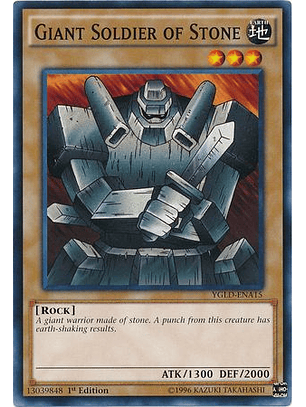 Giant Soldier of Stone - YGLD-ENA15 - Common 1st Edition