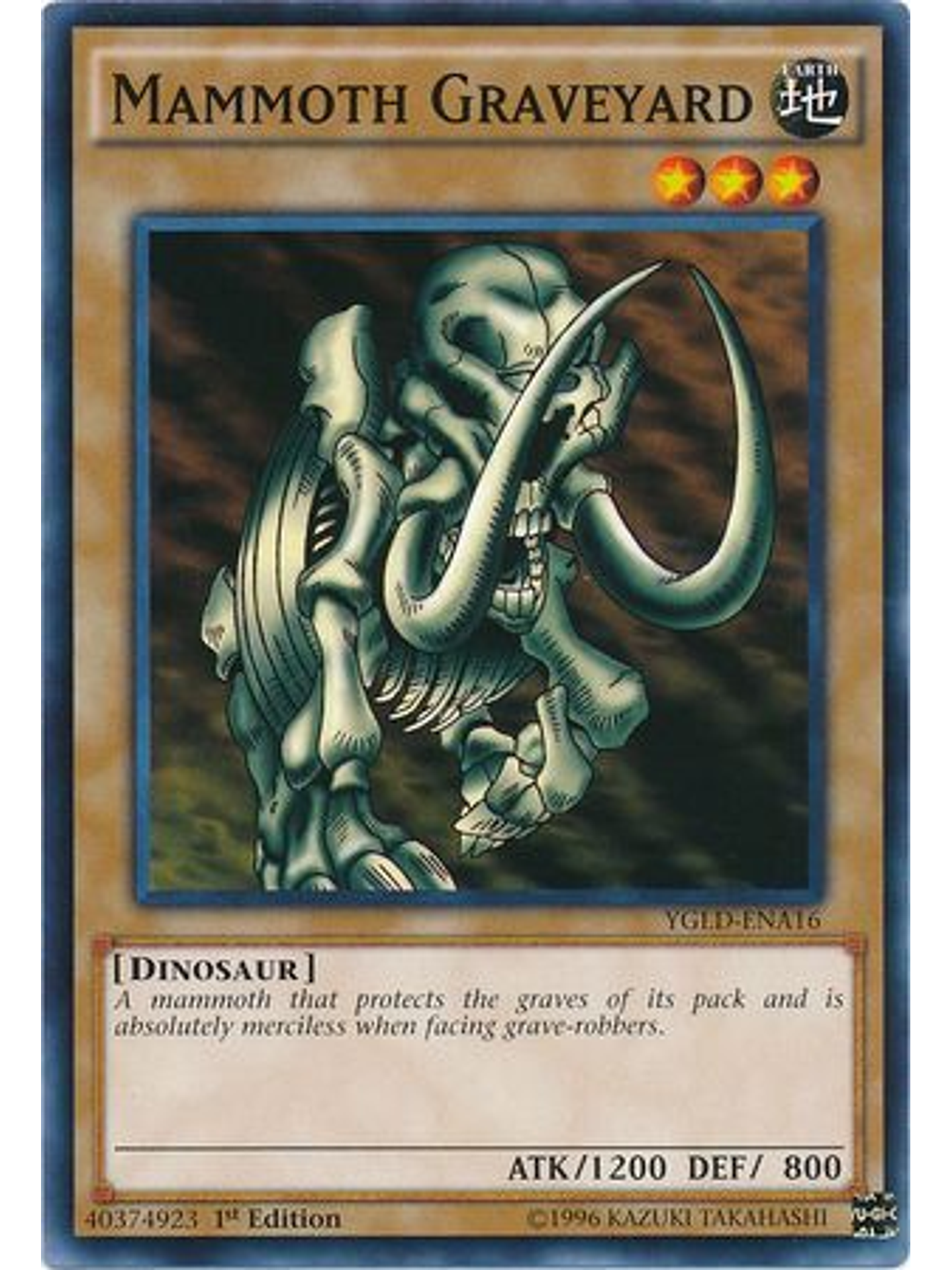 Mammoth Graveyard - YGLD-ENA16 - Common 1st Edition 1