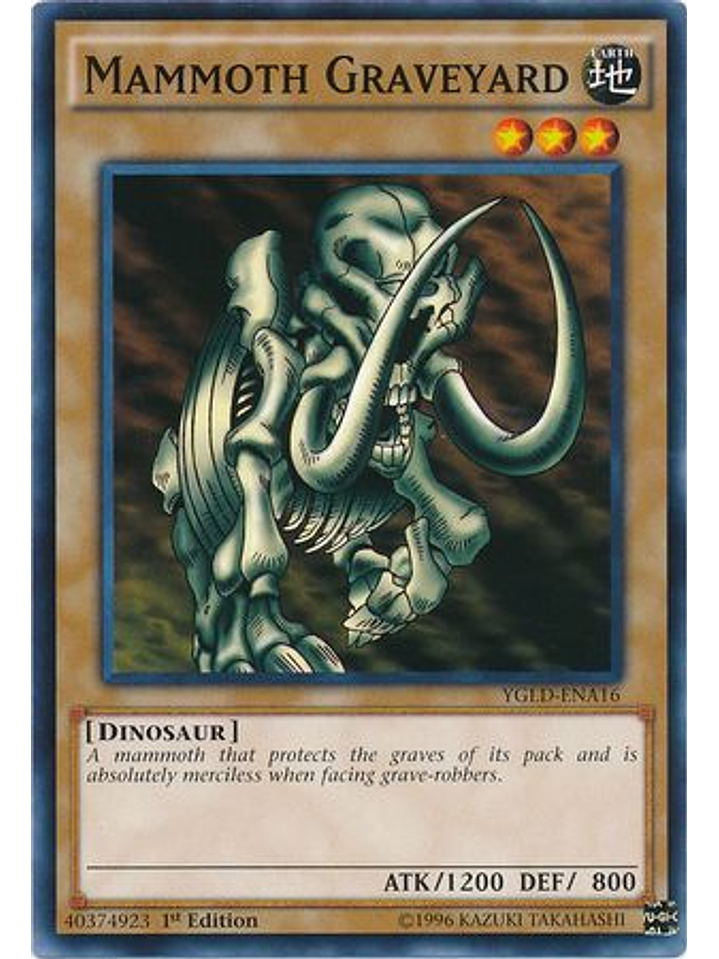 Mammoth Graveyard - YGLD-ENA16 - Common 1st Edition 1