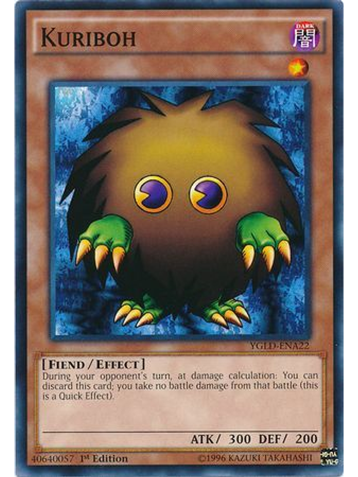 Kuriboh - YGLD-ENA22 - Common 1st Edition 1