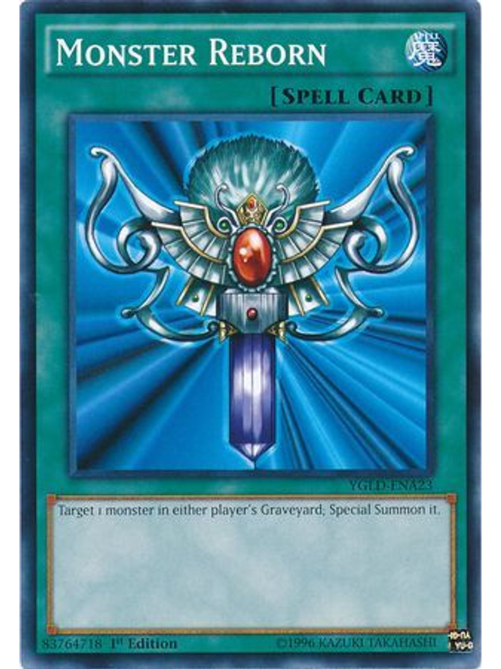 Monster Reborn - YGLD-ENA23 - Common 1st Edition 1