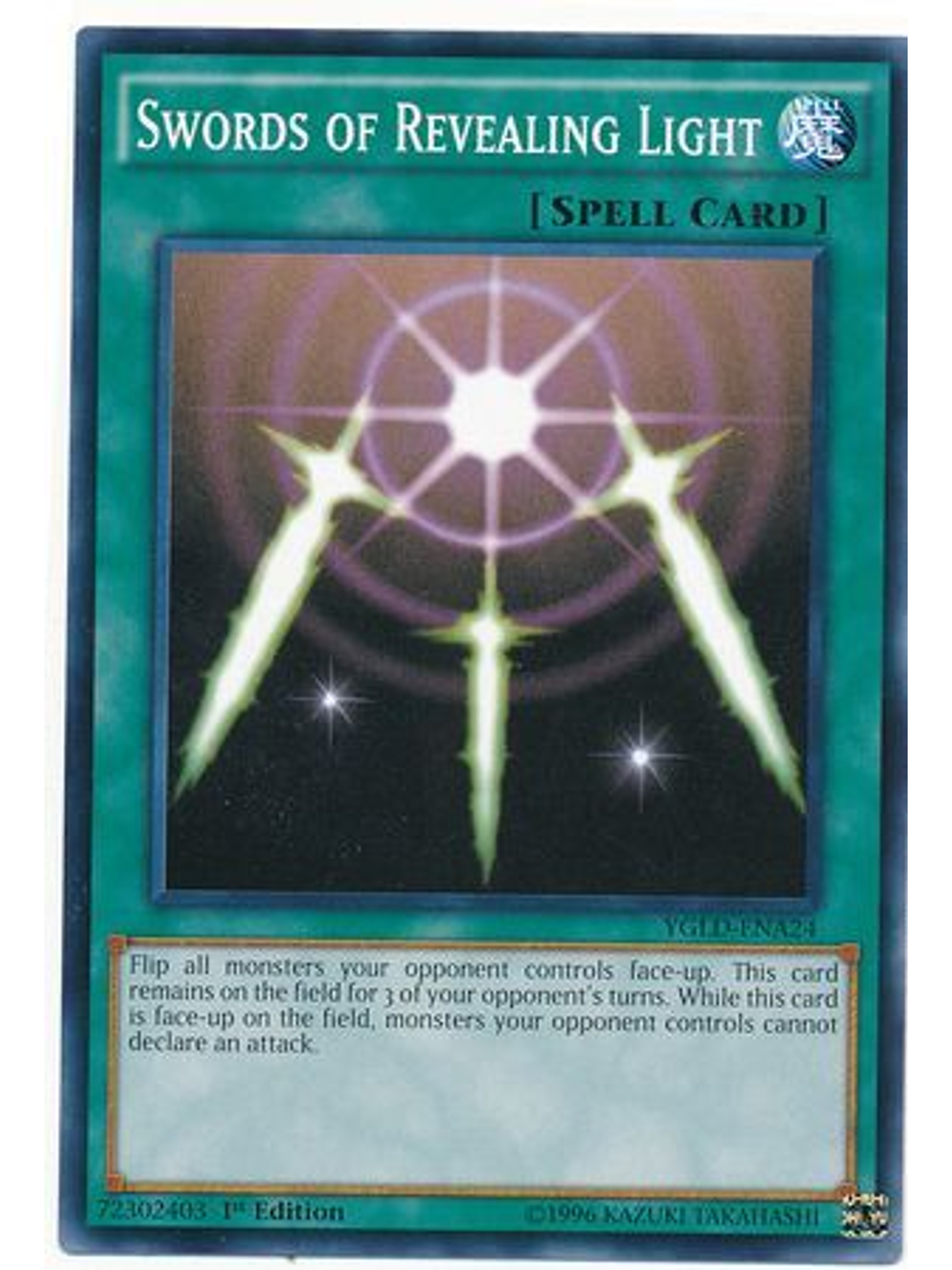 Swords of Revealing Light - YGLD-ENA24 - Common 1st Edition 1