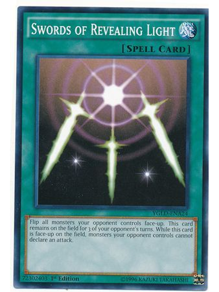 Swords of Revealing Light - YGLD-ENA24 - Common 1st Edition 1
