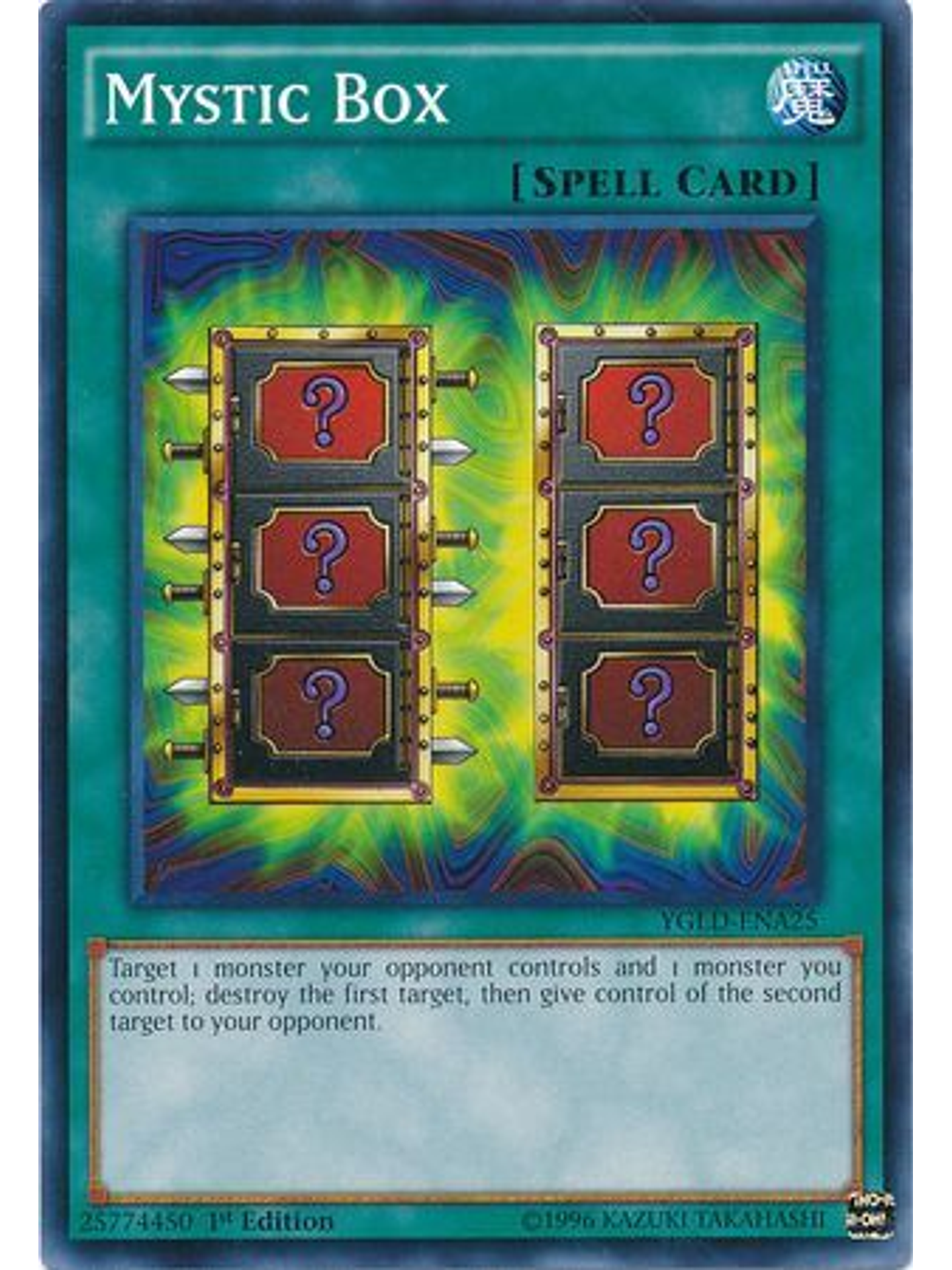 Mystic Box - YGLD-ENA25 - Common 1st Edition 1