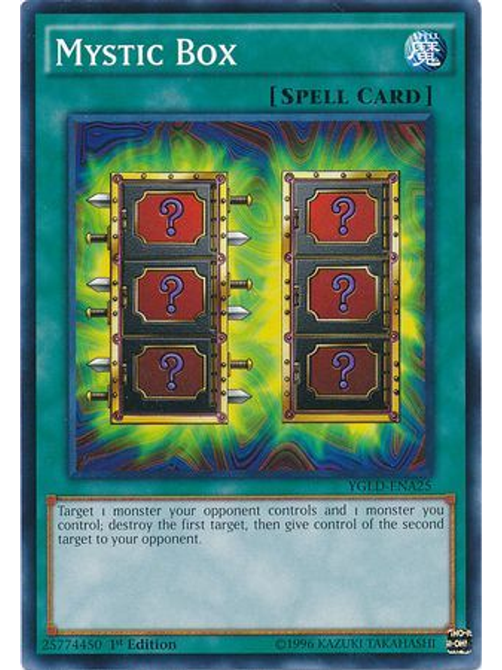 Mystic Box - YGLD-ENA25 - Common 1st Edition 1