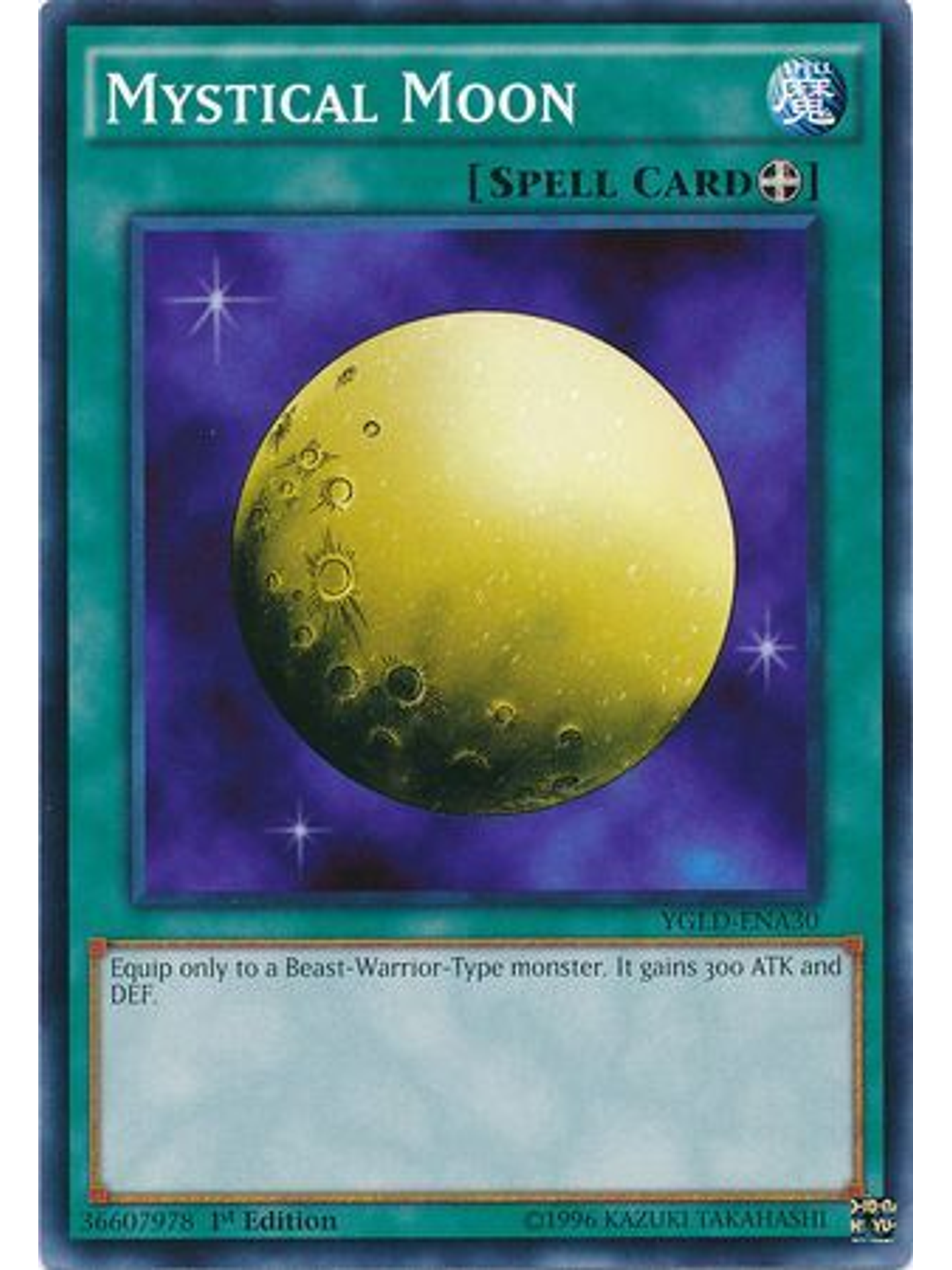 Mystical Moon - YGLD-ENA30 - Common 1st Edition 1