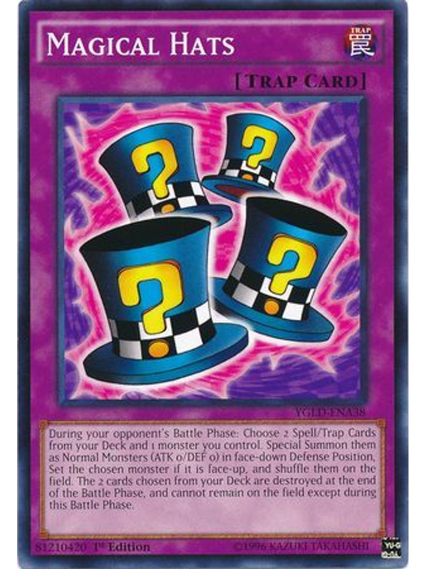 Magical Hats - YGLD-ENA38 - Common 1st Edition 1