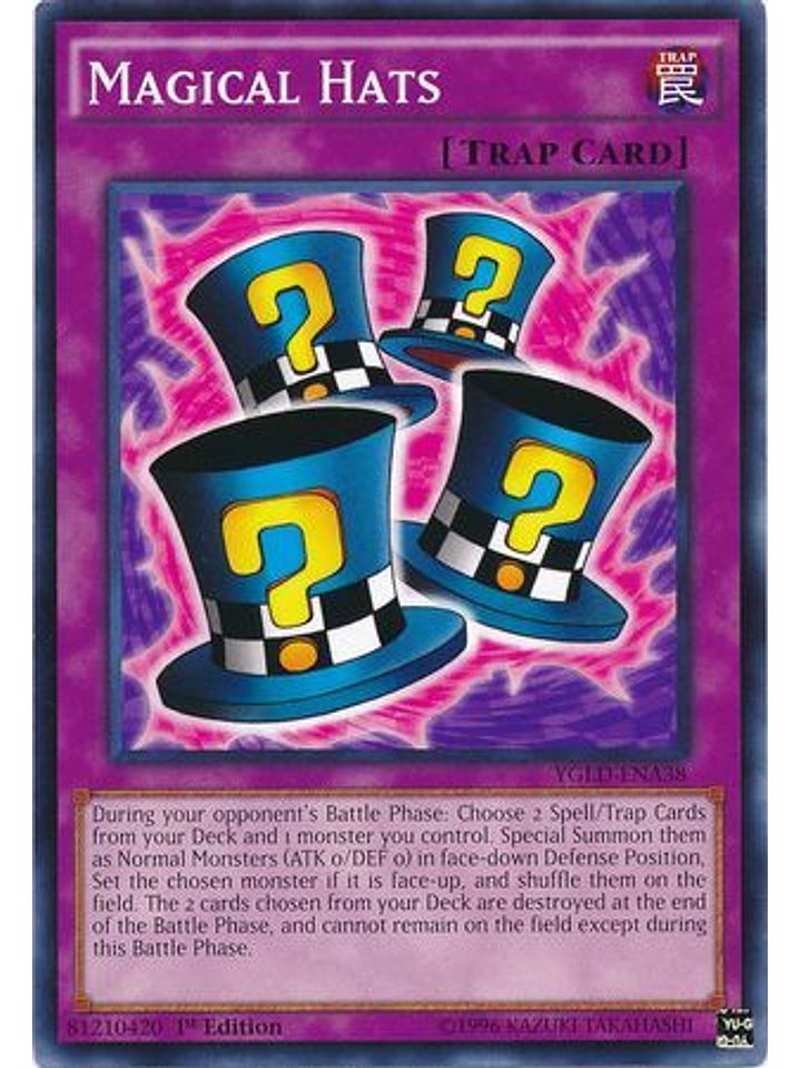 Magical Hats - YGLD-ENA38 - Common 1st Edition 1