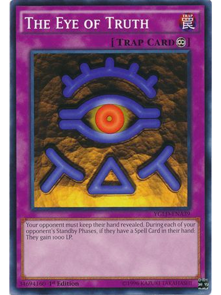 The Eye of Truth - YGLD-ENA39 - Common 1st Edition 1