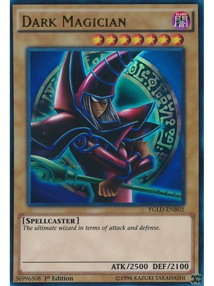 Dark Magician - YGLD-ENB02 - Ultra Rare 1st Edition 1