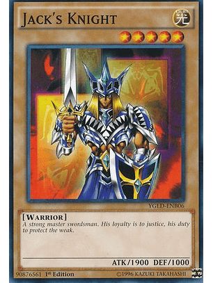 Jack's Knight - YGLD-ENB06 - Common 1st Edition