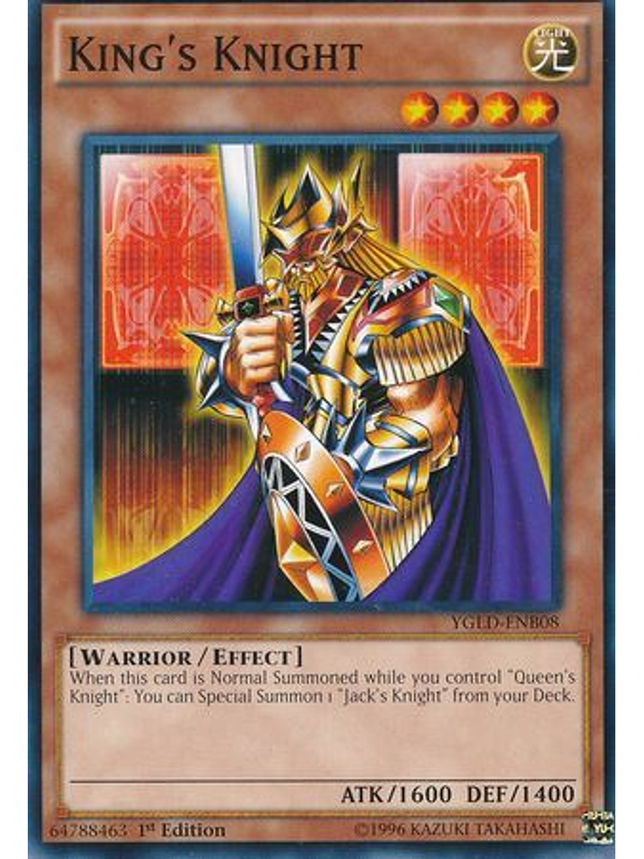 King's Knight - YGLD-ENB08 - Common 1st Edition 1