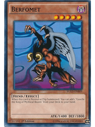 Berfomet - YGLD-ENB09 - Common 1st Edition