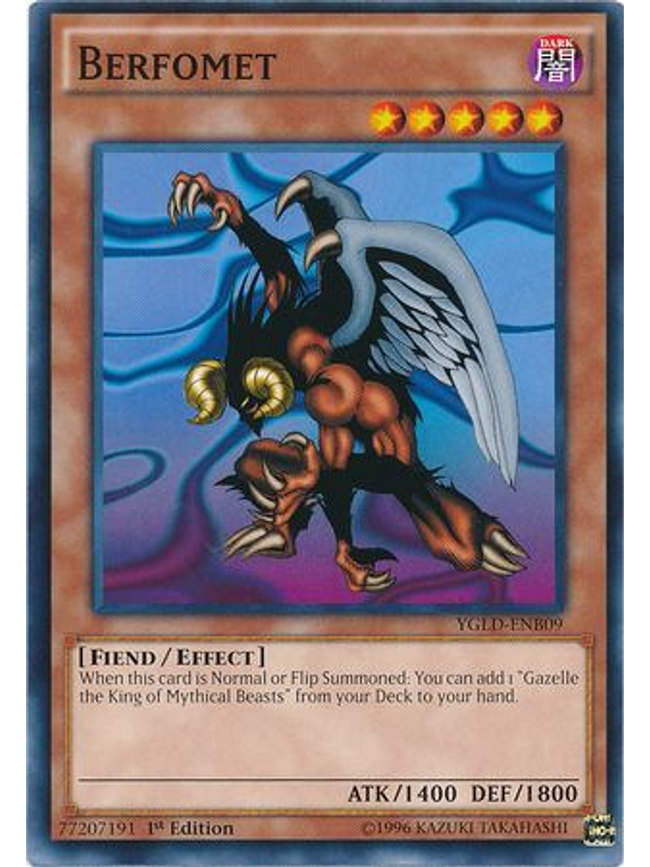 Berfomet - YGLD-ENB09 - Common 1st Edition 1