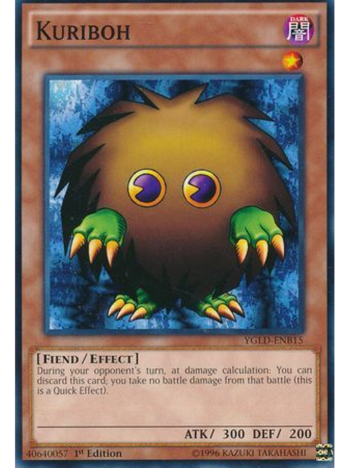 Kuriboh - YGLD-ENB15 - Common 1st Edition 1