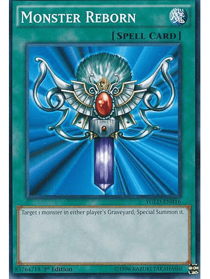 Monster Reborn - YGLD-ENB16 - Common 1st Edition