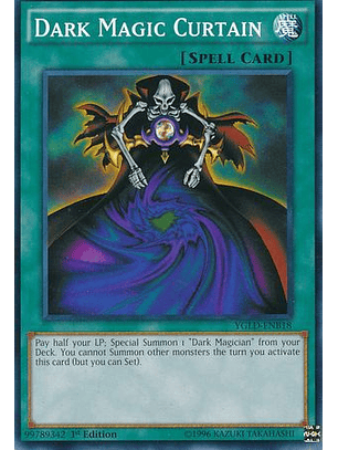 Dark Magic Curtain - YGLD-ENB18 - Common 1st Edition