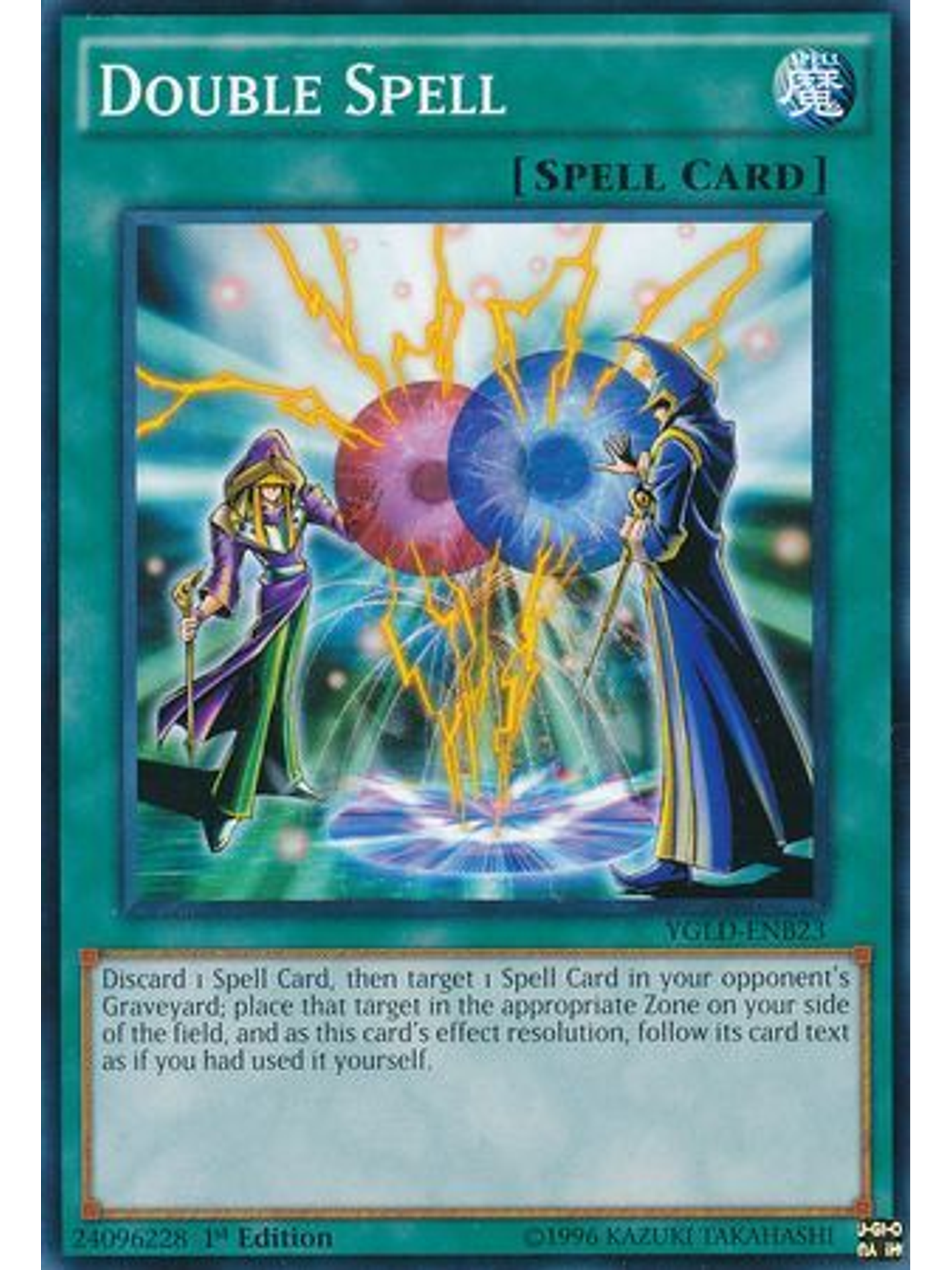 Double Spell - YGLD-ENB23 - Common 1st Edition 1