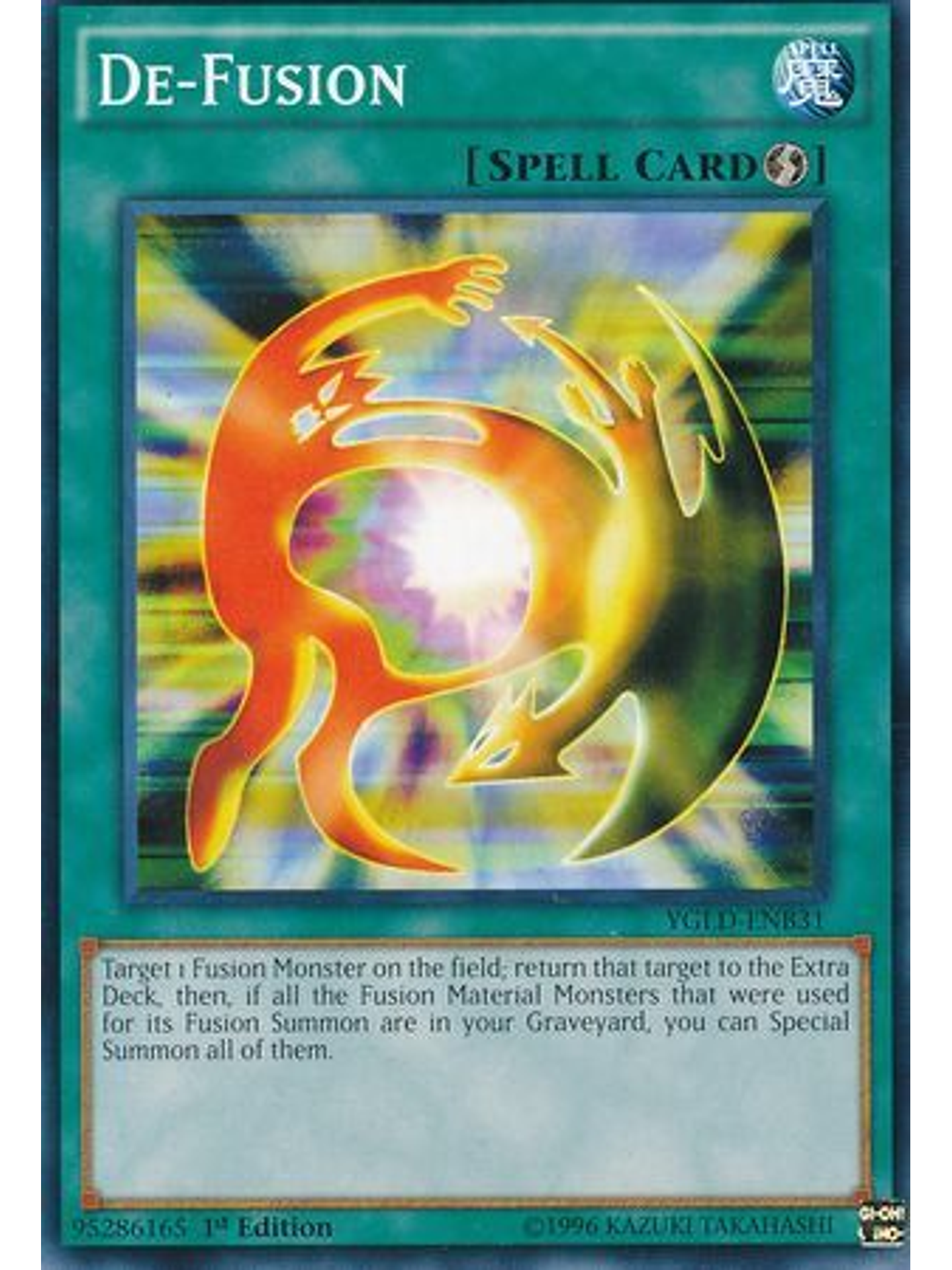 De-Fusion - YGLD-ENB31 - Common 1st Edition 1