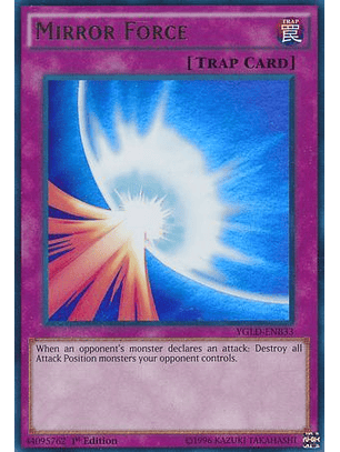 Mirror Force - YGLD-ENB33 - Ultra Rare 1st Edition