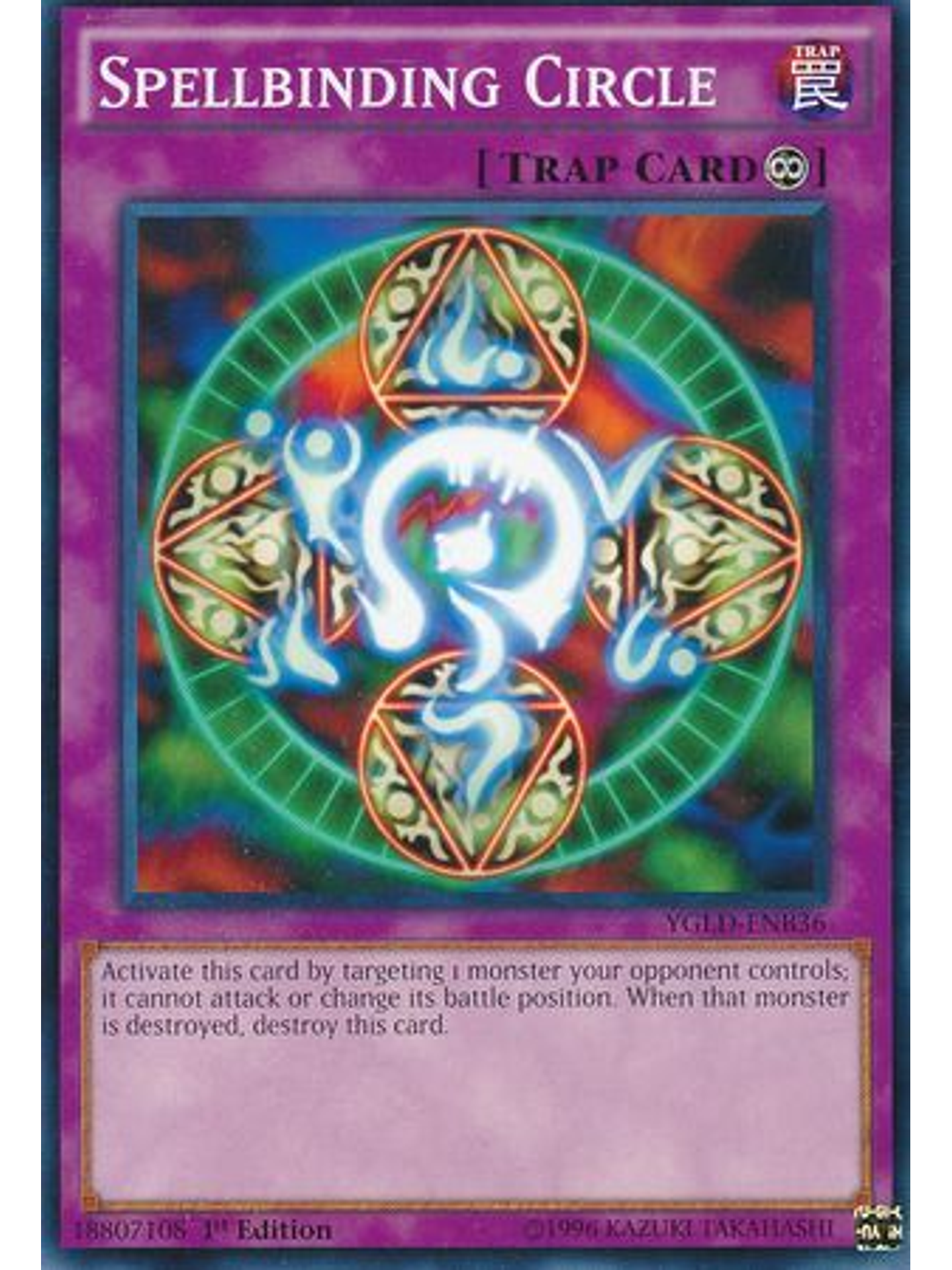 Spellbinding Circle - YGLD-ENB36 - Common 1st Edition 1