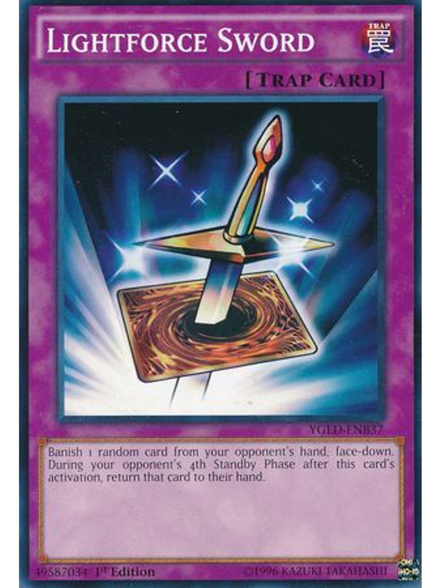 Lightforce Sword - YGLD-ENB37 - Common 1st Edition 1