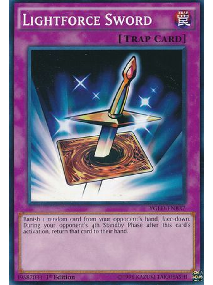 Lightforce Sword - YGLD-ENB37 - Common 1st Edition 1