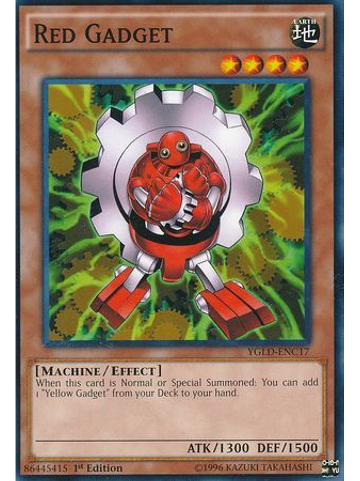 Red Gadget - YGLD-ENC17 - Common 1st Edition 1