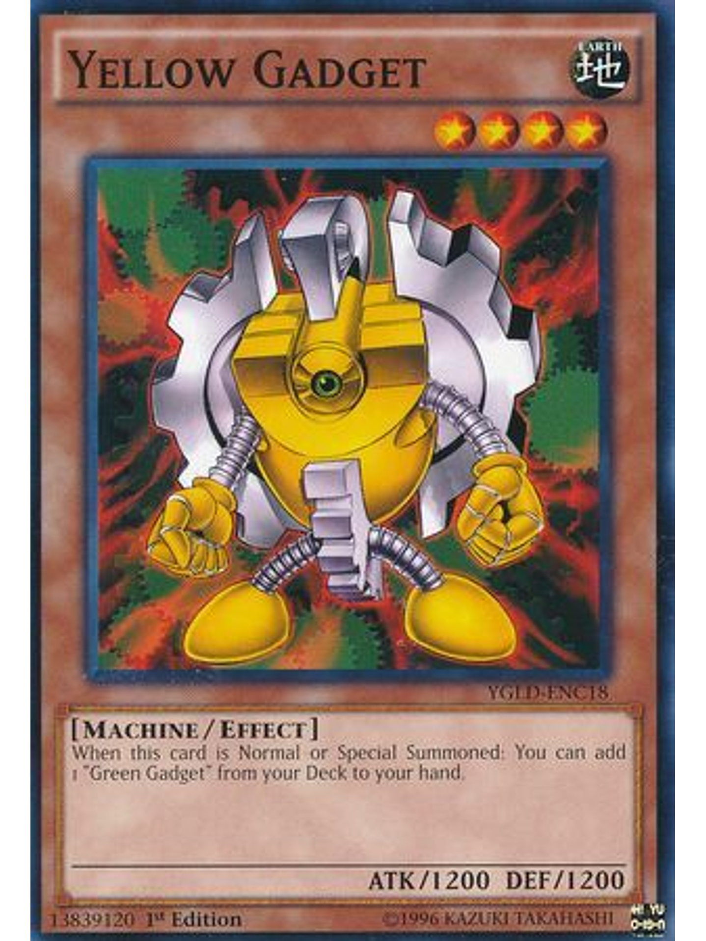 Yellow Gadget - YGLD-ENC18 - Common 1st Edition 1