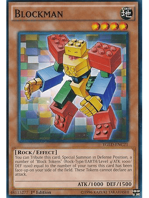 Blockman - YGLD-ENC21 - Common 1st Edition