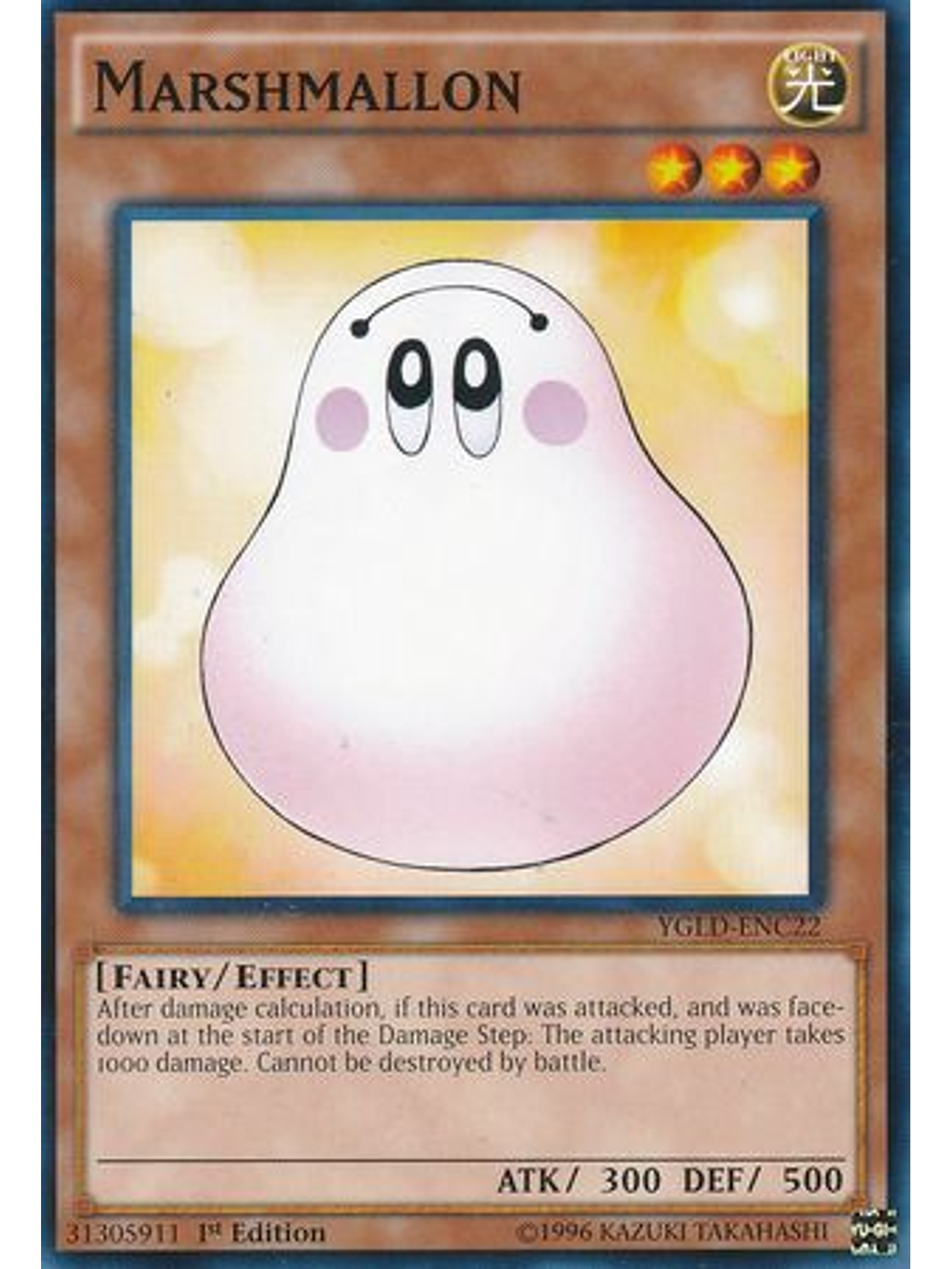 Marshmallon - YGLD-ENC22 - Common 1st Edition 1