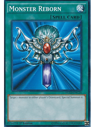 Monster Reborn - YGLD-ENC24 - Common 1st Edition