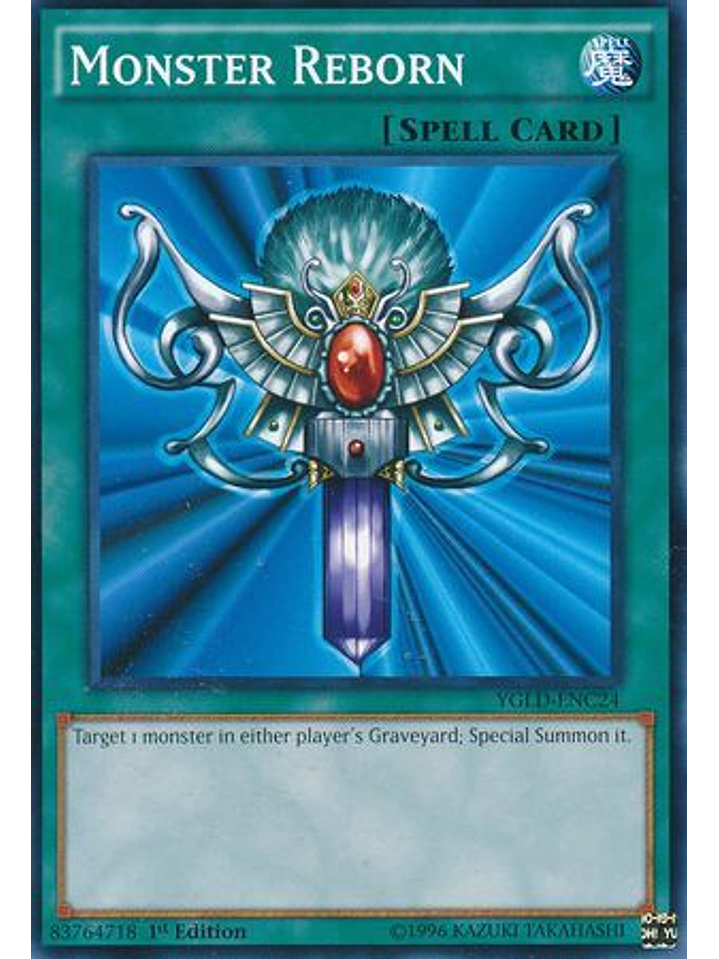 Monster Reborn - YGLD-ENC24 - Common 1st Edition 1