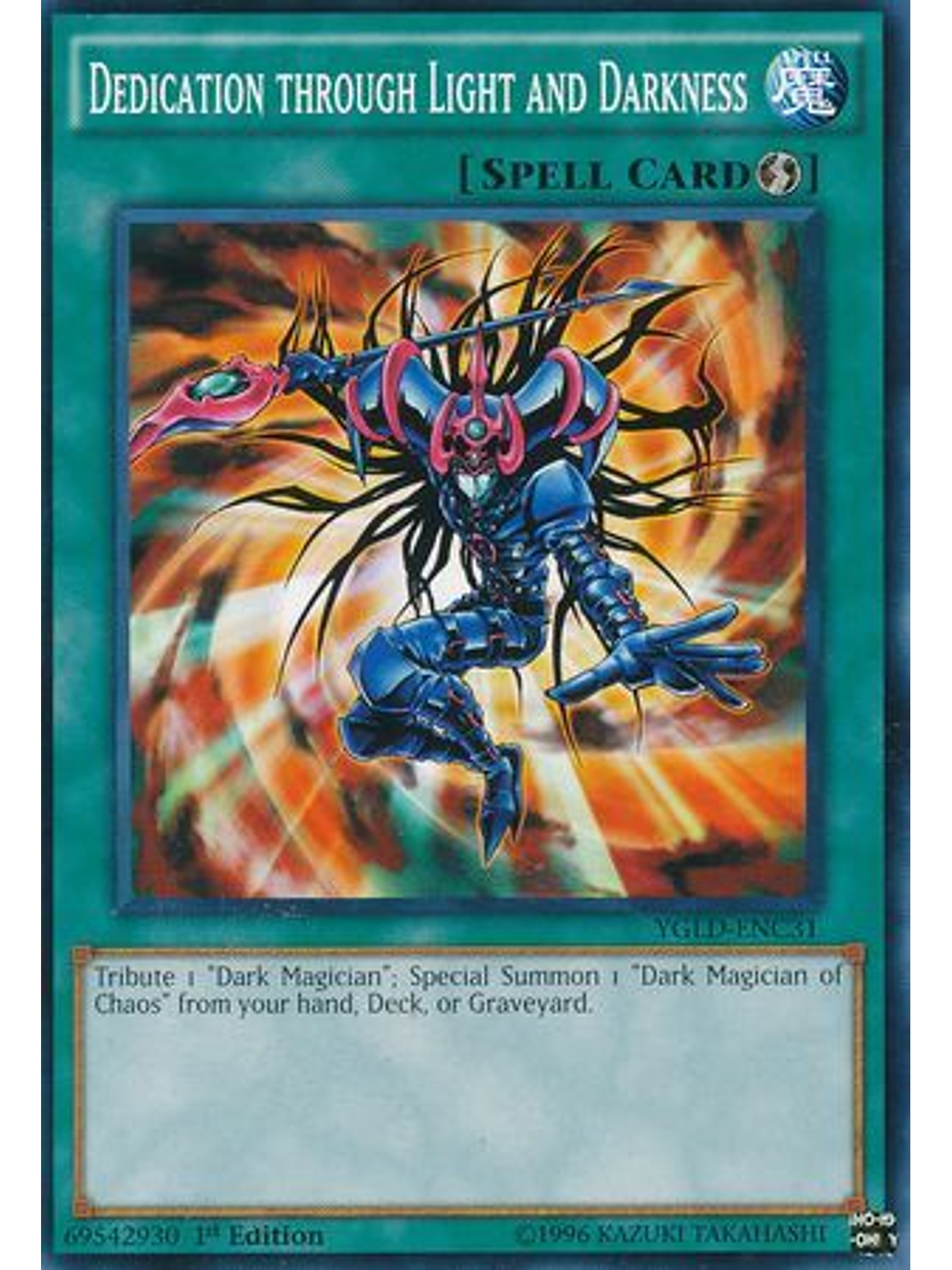 Dedication through Light and Darkness - YGLD-ENC31 - Common 1st Edition 1